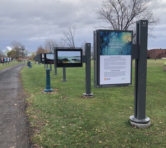 Nouvelle exposition au Sentier des arts - Entre deux mondes, par Bruno Larue et LiliFlore