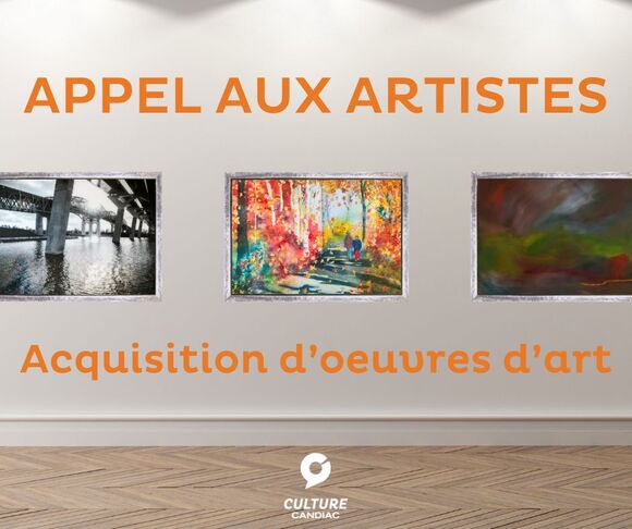 Appel aux artistes | Acquisition d'œuvres d'art par la Ville