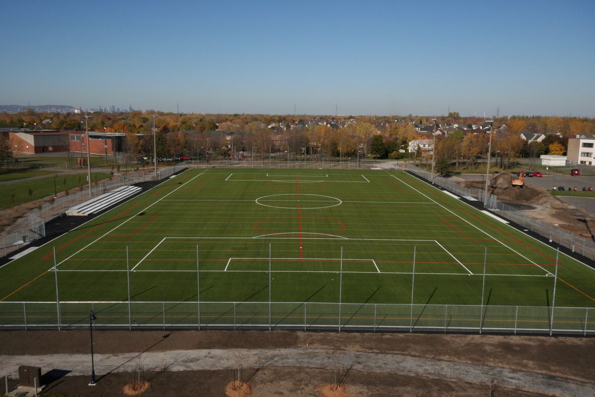 <p>Situé au parc Fernand-Seguin, un terrain de football synthétique partage l’espace du terrain de soccer certifié FIFA.</p>
<ul>
<li>parc Fernand-Séguin : 201, boulevard Jean-Leman</li>
</ul>